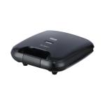 2-In-1 Sandwich Maker With 2 Detachable Plate - Black MS Department Store Oman
