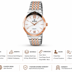 Sveston Legacy Two-Tone Analog Watch with Mother-of-Pearl Dial for Women MS Department Store Oman