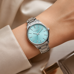 Lee Cooper Women'S Watches Analog Blue Dial With Silver Stainless Steel Band MS Department Store Oman
