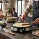 Crepe Maker (30cm; Black)  MS Department Store Oman