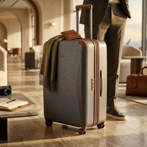 Pierre Cardin Malaga Bayer Pc Trolley S   20" Khaki MS Department Store Oman