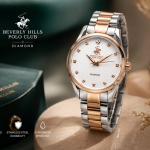 Beverly Hills Polo Club Diamond Rose Gold Elegance Watch MS Department Store Oman