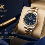 Beverly Hills Polo Club Blue Dial Two-Tone Diamond Watch MS Department Store Oman