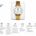 Beverly Hills Polo Women'S Gold-Tone Rectangular Watch MS Department Store Oman