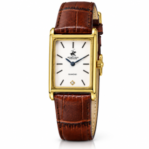 Beverly Hills Polo Club Women'S Rectangular Leather Watch MS Department Store Oman