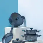 Parla Home 9 Pcs Challenger Series Crystal Ceramicblue MS Department Store Oman