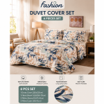Fashion Microfiber Quilt Cover King 6Pc Prt  MS Department Store Oman