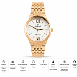 Sveston Legacy Classic Analog Watch with Stainless Steel Bracelet MS Department Store Oman