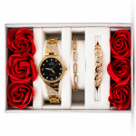 veston Phoenix Women’s Crystal-Embellished Watch & Bracelet Jewelry Set – Assorted MS Department Store Oman