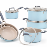 10 Pcs Nubira Series Crystal Ceramic Cookwarenavy MS Department Store Oman