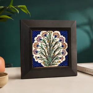 Classic Mediterranean-Style Framed Ceramic Tile MS Department Store Oman
