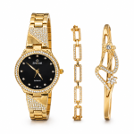 veston Phoenix Women’s Crystal-Embellished Watch & Bracelet Jewelry Set – Assorted MS Department Store Oman