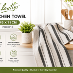 Valentini Kitchen Towel 45X71 Cm 3Pc Set Asst.  MS Department Store Oman