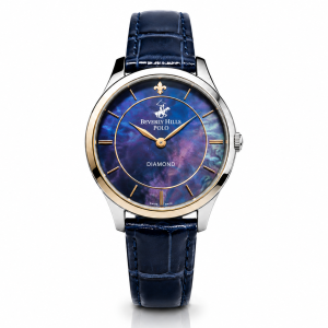 Beverly Hills Polo Cosmic Blue Diamond Watch MS Department Store Oman