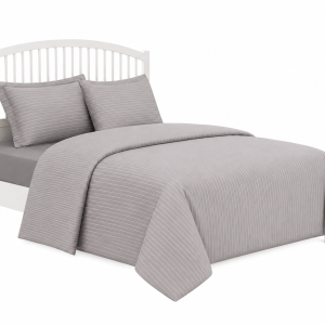 Stripe Dtx Comforter King 1Pc 259X242Cm Bstr MS Department Store Oman