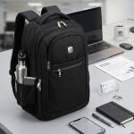 WIRES TROLLEY LAPTOP BACKPACK 19"BLK