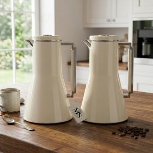 REGAL0.7Ltr. + 1.0Ltr. V-Flask Set [Pearl Beige + Coffee] MS Department Store Oman