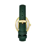 Lee Cooper London Women'S Watch – Gold Case With Emerald Green Dial And Green Leather Strap, Crystal Markers MS Department Store Oman