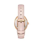 Lee Cooper London Women'S Watch Rose Gold Case With Pastel Pink Leather Strap And Crystal Markers MS Department Store Oman