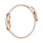 Lee Cooper London Women'S Watch Rose Gold Case With Pastel Pink Leather Strap And Crystal Markers MS Department Store Oman
