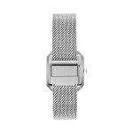 Women'S Watch– Square Lavender Mother Of Pearl Dial Silver Mesh Strap MS Department Store Oman