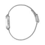 Women'S Watch– Square Lavender Mother Of Pearl Dial Silver Mesh Strap MS Department Store Oman