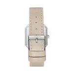 Lee Cooper London Women Square Analog Watch Pink Dial & Beige Leather Strap MS Department Store Oman