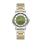 Lee Cooper Women'S Analog Watch Blue Dial With Green Metal Band MS Department Store Oman