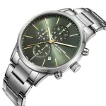 Lee Cooper Men'S Watch Analog Green Dial With Silver Stainless Steel Band MS Department Store Oman