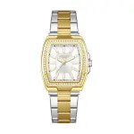 Lee Cooper Women'S Watch Analog White Dial With Silver/ Gold Stainless Steel Band MS Department Store Oman