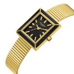 Lee Cooper Women'S Watch Analog Black Dial With Gold Stainless Steel Band MS Department Store Oman