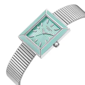 Lee Cooper Women'S Watch Analog Blue Dial With Silver Stainless Steel Band MS Department Store Oman