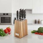 6Pcs Knife Set With Wooden Stand MS Department Store Oman