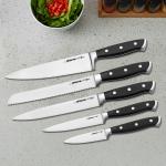6Pcs Knife Set With Wooden Stand MS Department Store Oman