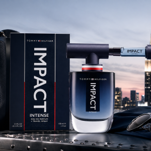 Tommy Hilfiger Impact Intense EDP-100ml + EDP 4ml Travel Spray (Men) MS Department Store Oman