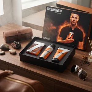 Cristiano Ronaldo Cr7 Fearless Set Edt-100Ml + Sg 150Ml + Body Spray 150Ml (Men) MS Department Store Oman