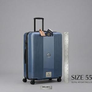 Delsey Trolley Ophelie Val 55 Cm Cab Ext 4Dr Ink Blu MS Department Store Oman