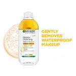 Micellar Water Face Eyes Lips Argan Oil Cleanser And Waterproof Make-Up Remover-400Ml MS Department Store Oman