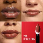 Rimmel Thrillseeker Lip Lacquer 250 Honey-(Bun) MS Department Store Oman