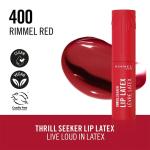 Rimmel Thrillseeker Lip Lacquer 400 -(Rebel Red) MS Department Store Oman