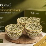 Solecasa Bowl Set Of  6- 5" Inches ( Green) MS Department Store Oman