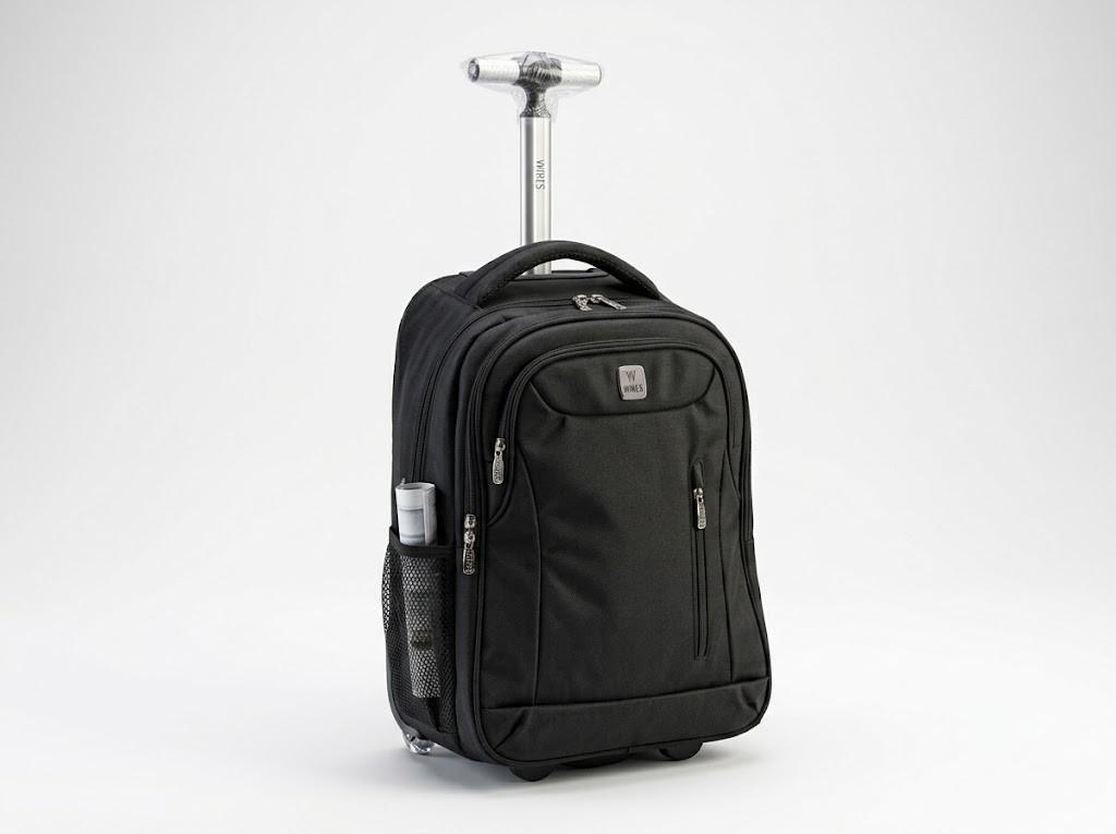 WIRES 20" TROLLEY BACKPACK BLACK MS Department Store Oman