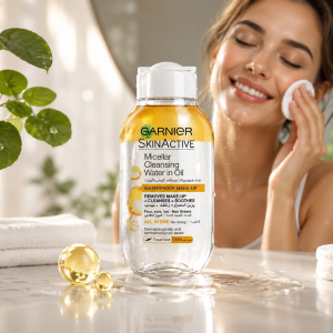 Skinactive Micellar Cleansing Water With Moroccan Argan Oil-100Ml MS Department Store Oman