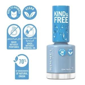 Rimmel Kind & Free - Nail Polish 152 -(Tidal Wave Blue) MS Department Store Oman