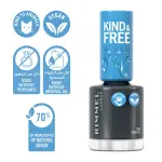 Rimmel Kind & Free - Nail Polish 158 -(All Greyed Out) MS Department Store Oman