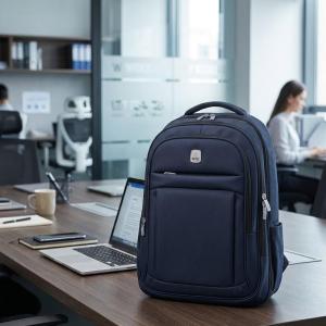 WIRES TROLLEY LAPTOP BACKPACK 19"NAV MS Department Store Oman
