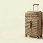 Pierre Cardin Nagga Brand Pp Trolley S   20 L.T Coffee MS Department Store Oman