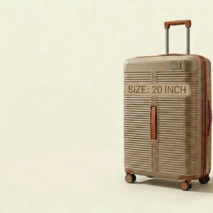 Pierre Cardin Nagga Brand Pp Trolley S 20 L.T Coffee MS Department Store Oman
