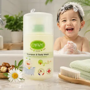 Enfant Organic Plus Shampoo&Body Wash-300Ml MS Department Store Oman
