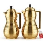 REGAL 0.7Ltr. + 1.0Ltr. P / B  Vacuum Flask Set[ChampaignGold] MS Department Store Oman